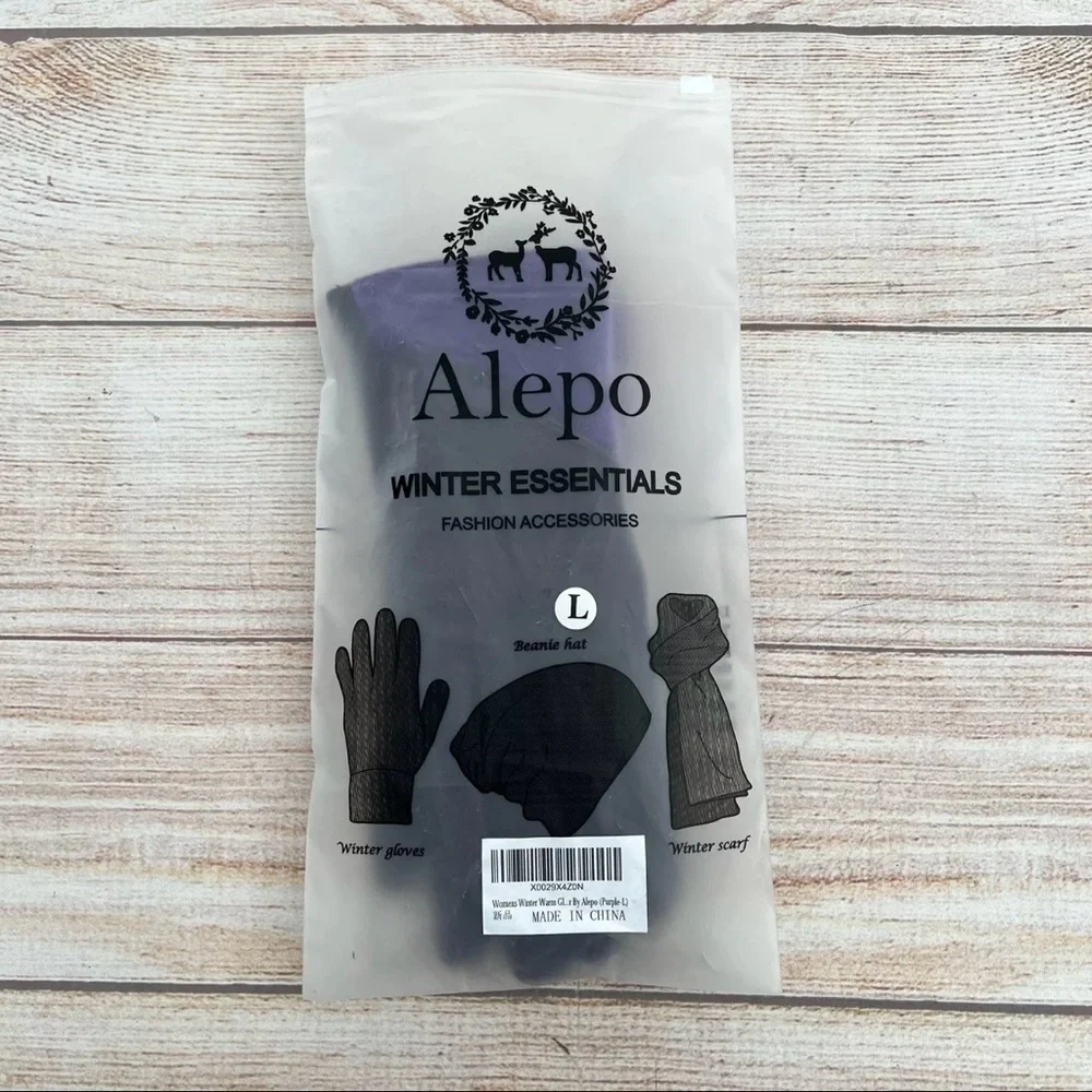 Womens Winter Warm Gloves With Sensitive Touch Screen Tex Fingers Fleece Lined L